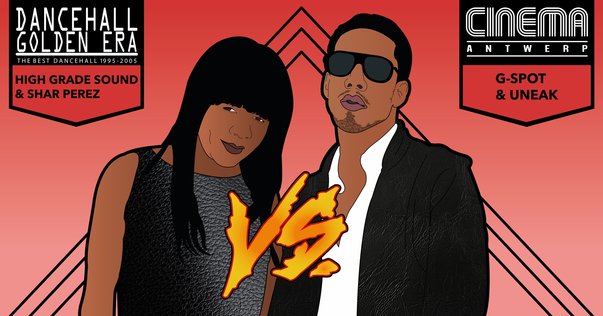 Club Cinema VS Dancehall Golden Era x Cafe Capital 2 ROOMS