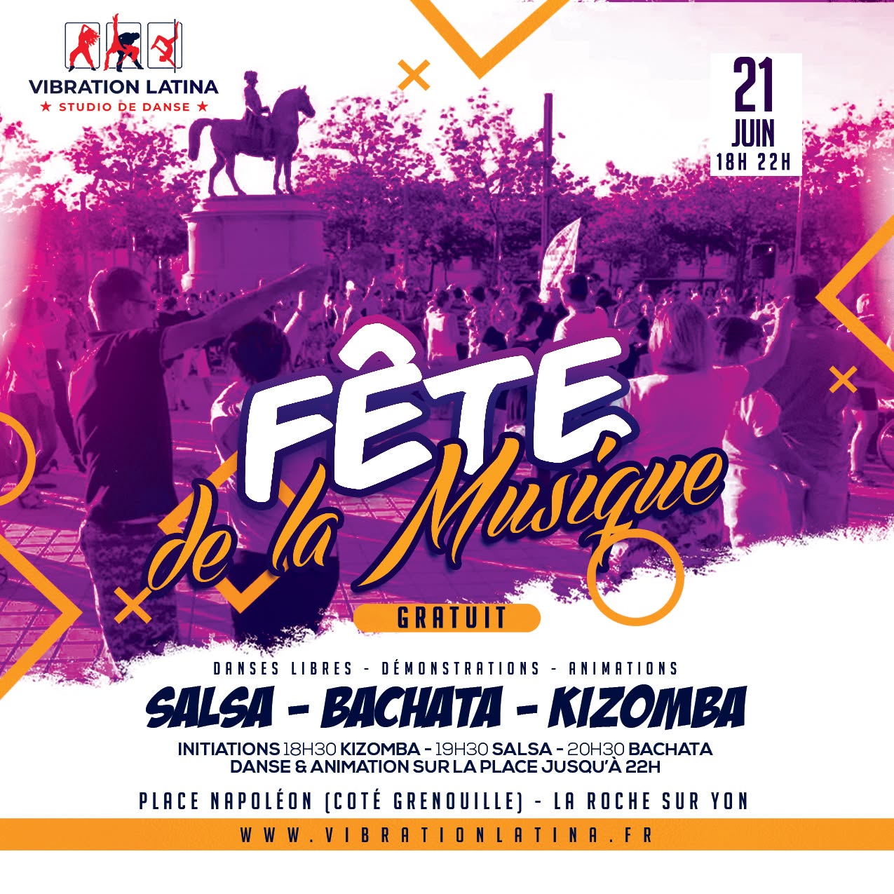 ✨ FÊTE DE LA MUSIQUE AVEC VIBRATION LATINA ✨
