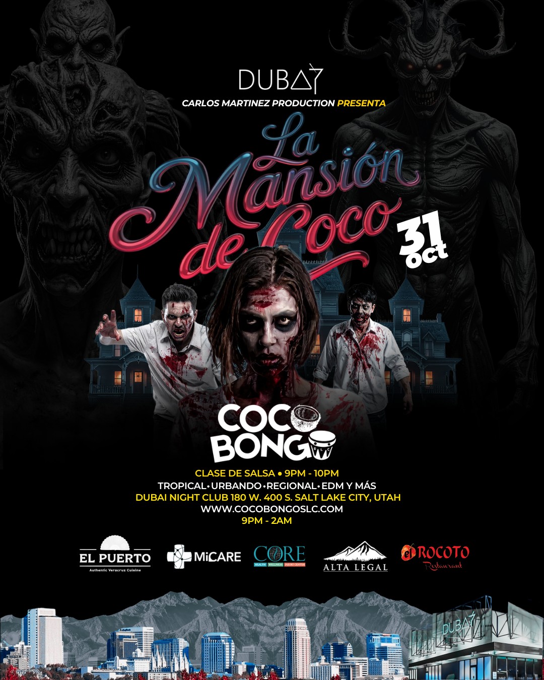 Halloween La Mansión De Coco @cocobongoslc