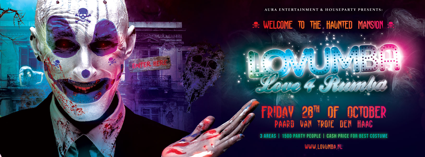 Lovumba 'The Haunted Mansion' Halloween Costume Night 28.10.2016 Paard van