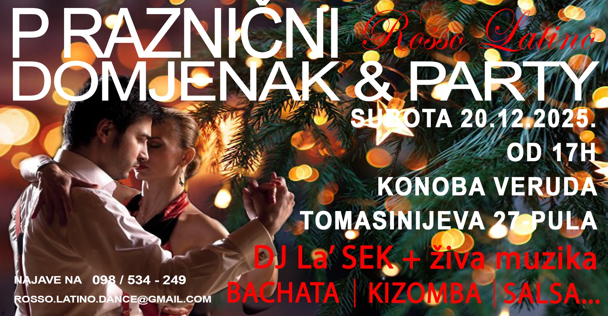 Praznični domjenak i party 20.12.2025.