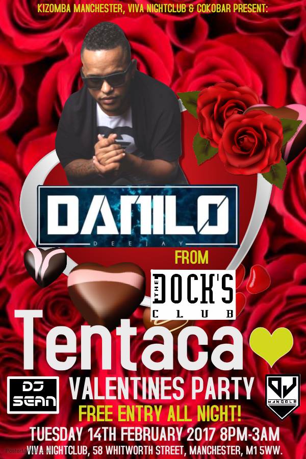 FreeEntry Kizomba & Afro Valentines Night!SpecialGuest Dj Danilo