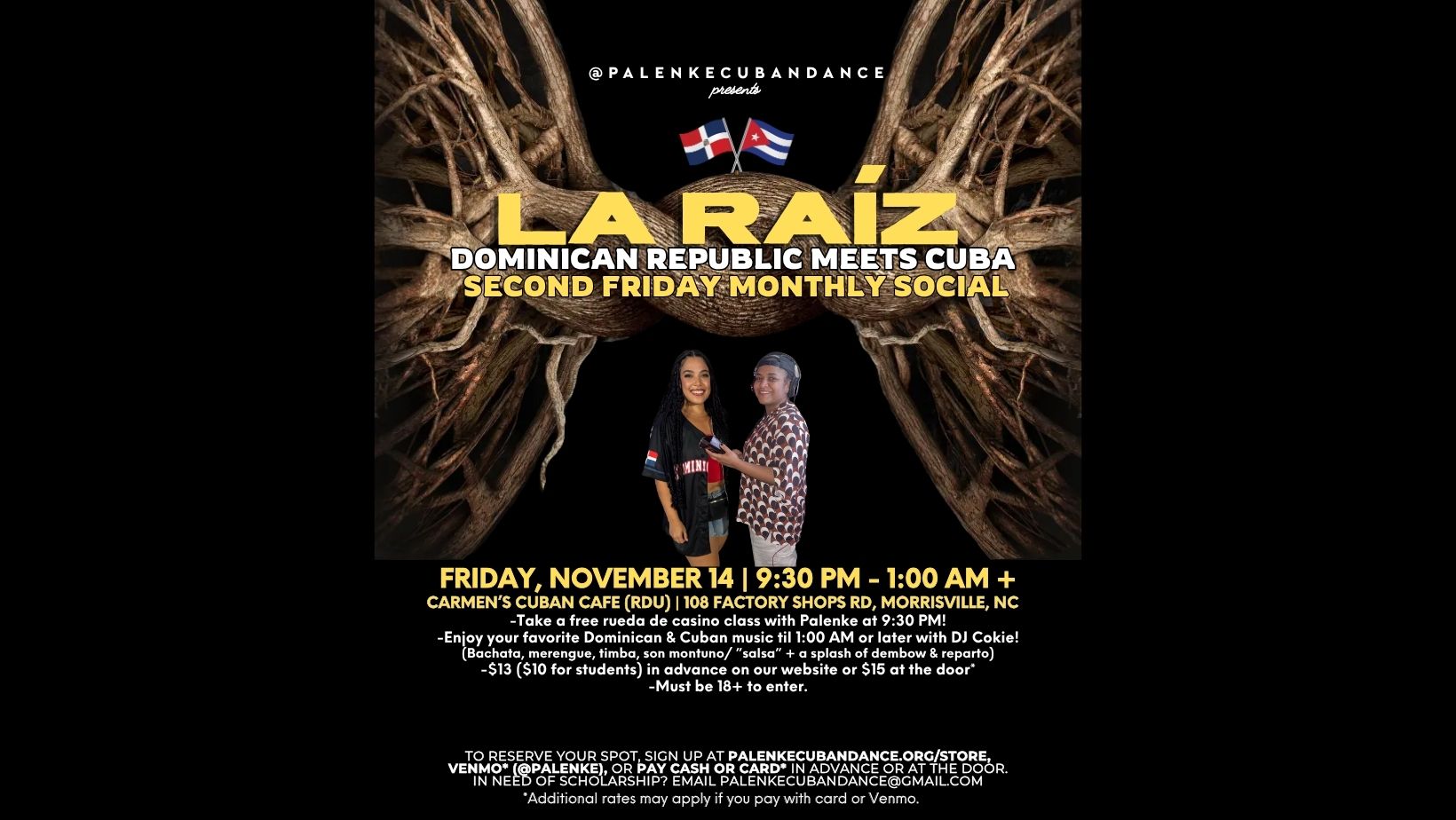 La Raíz - DR 🇩🇴 Meets Cuba 🇨🇺 Second Friday Social