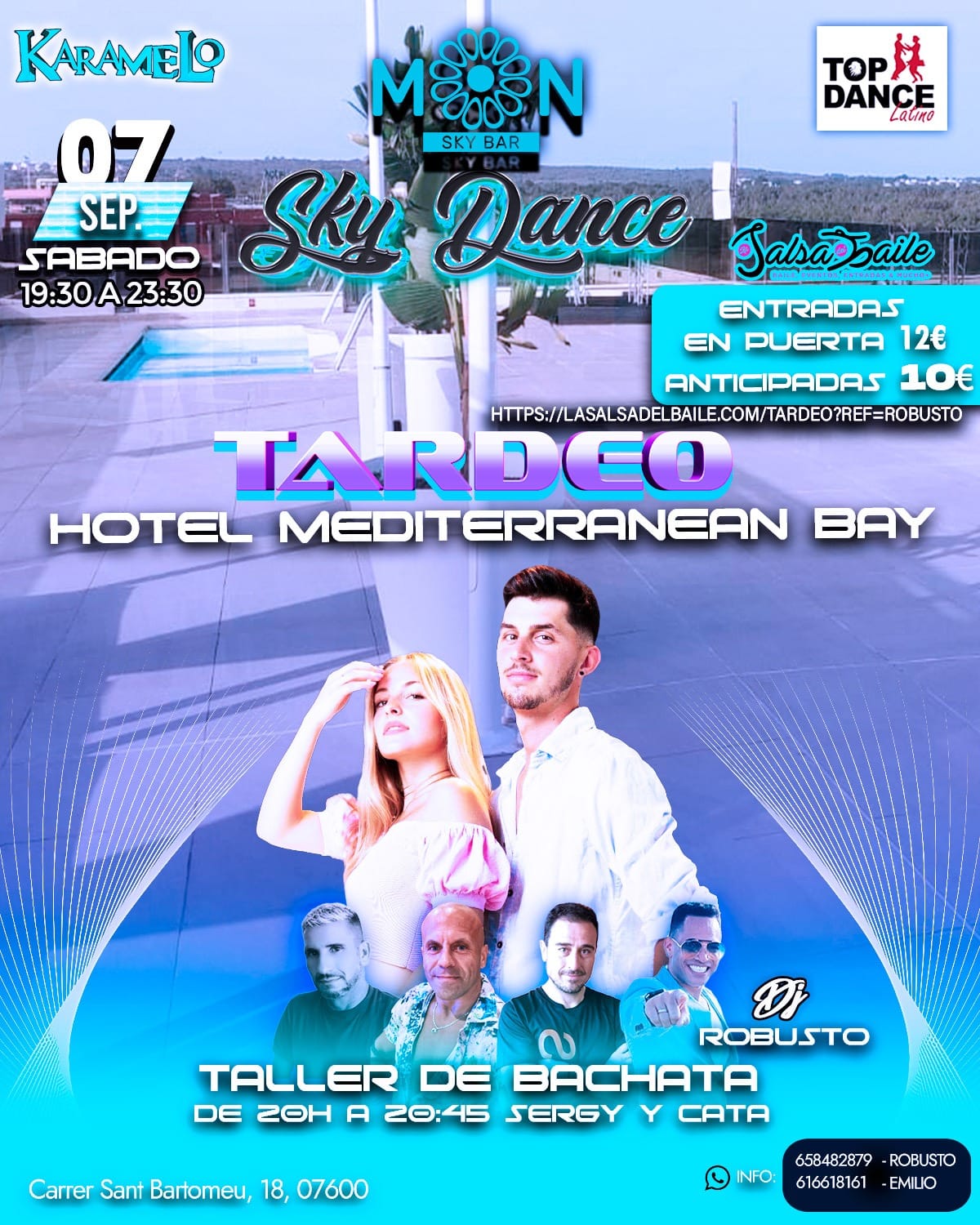 Skydance con Sergi y Cata.