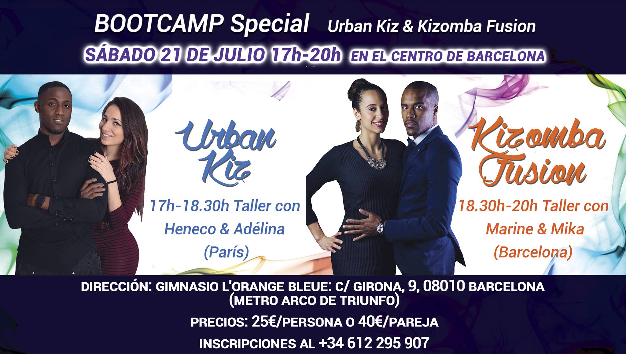 Bootcamp UrbanKiz VS Kizomba Fusion