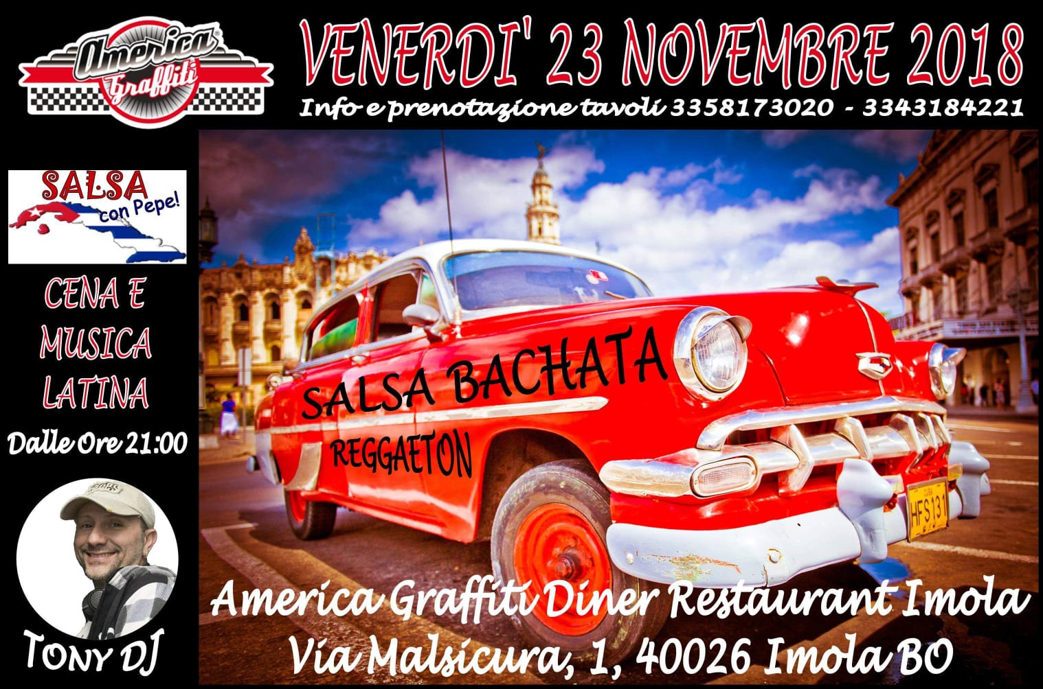 Il Venerdi Latino di Imola 9 Novembre 2018