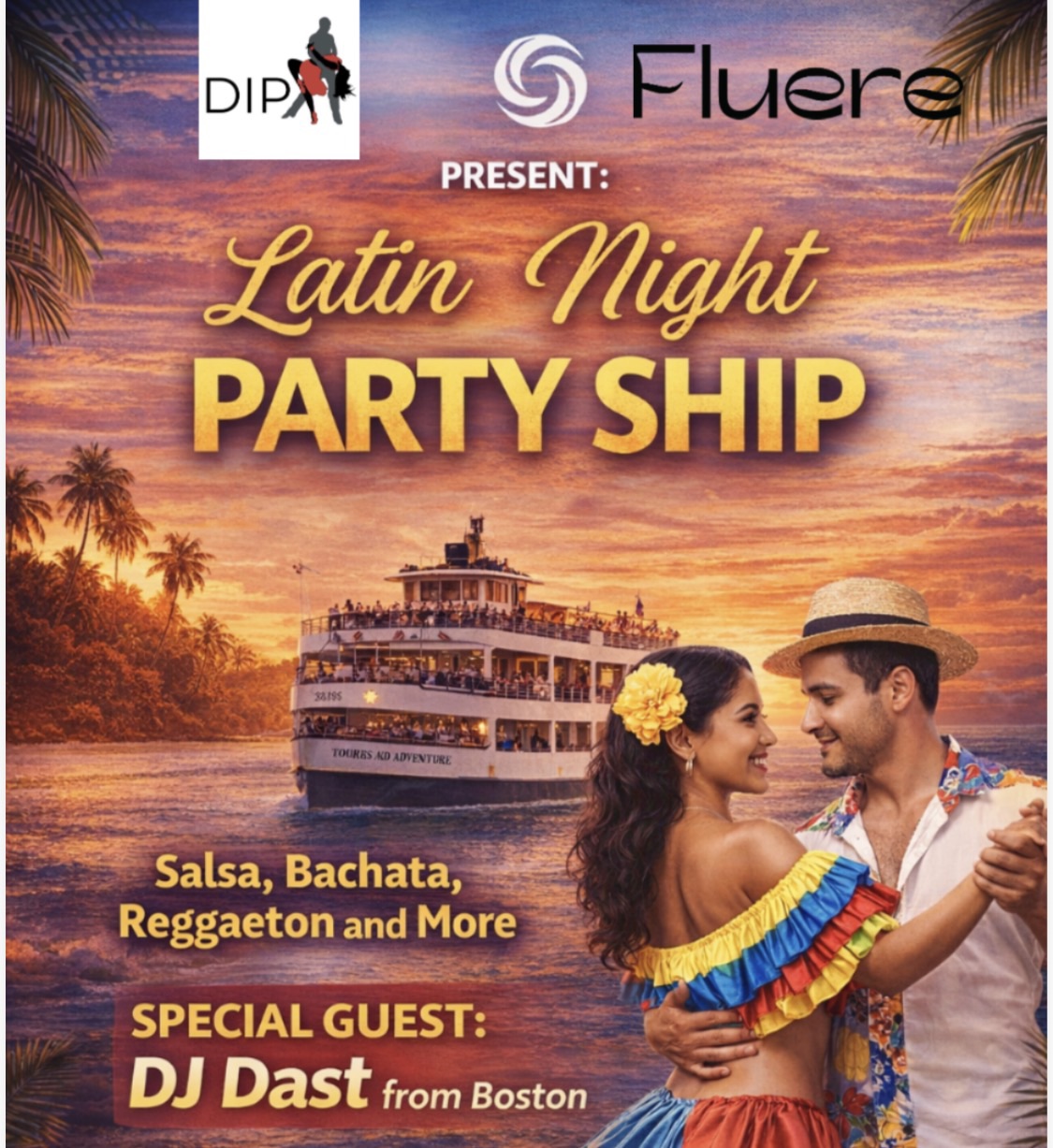 Latin Night Party Ship