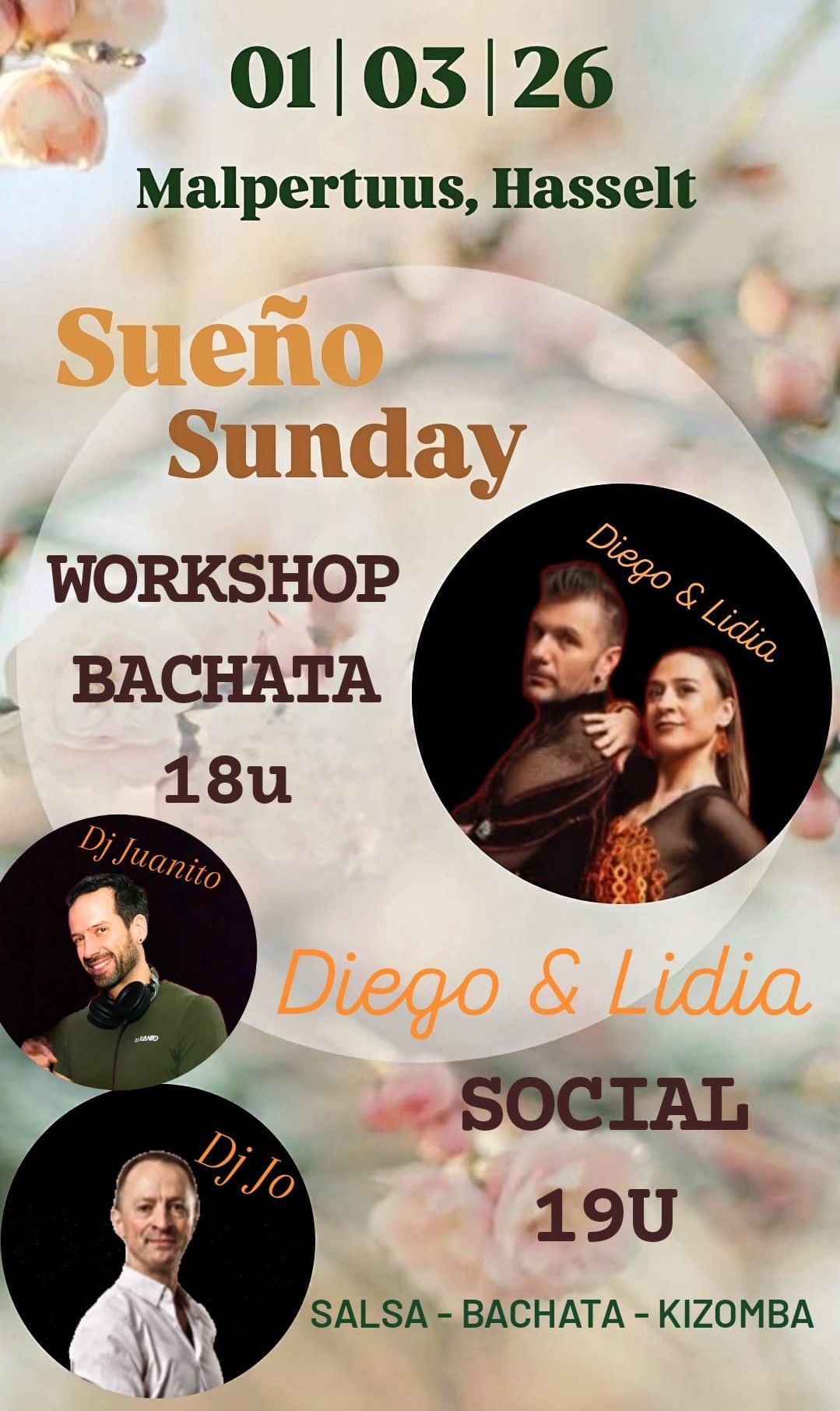 Sueño met Diego & Lidia en Dj Jo en Dj Juanito ! @ Malpertuus