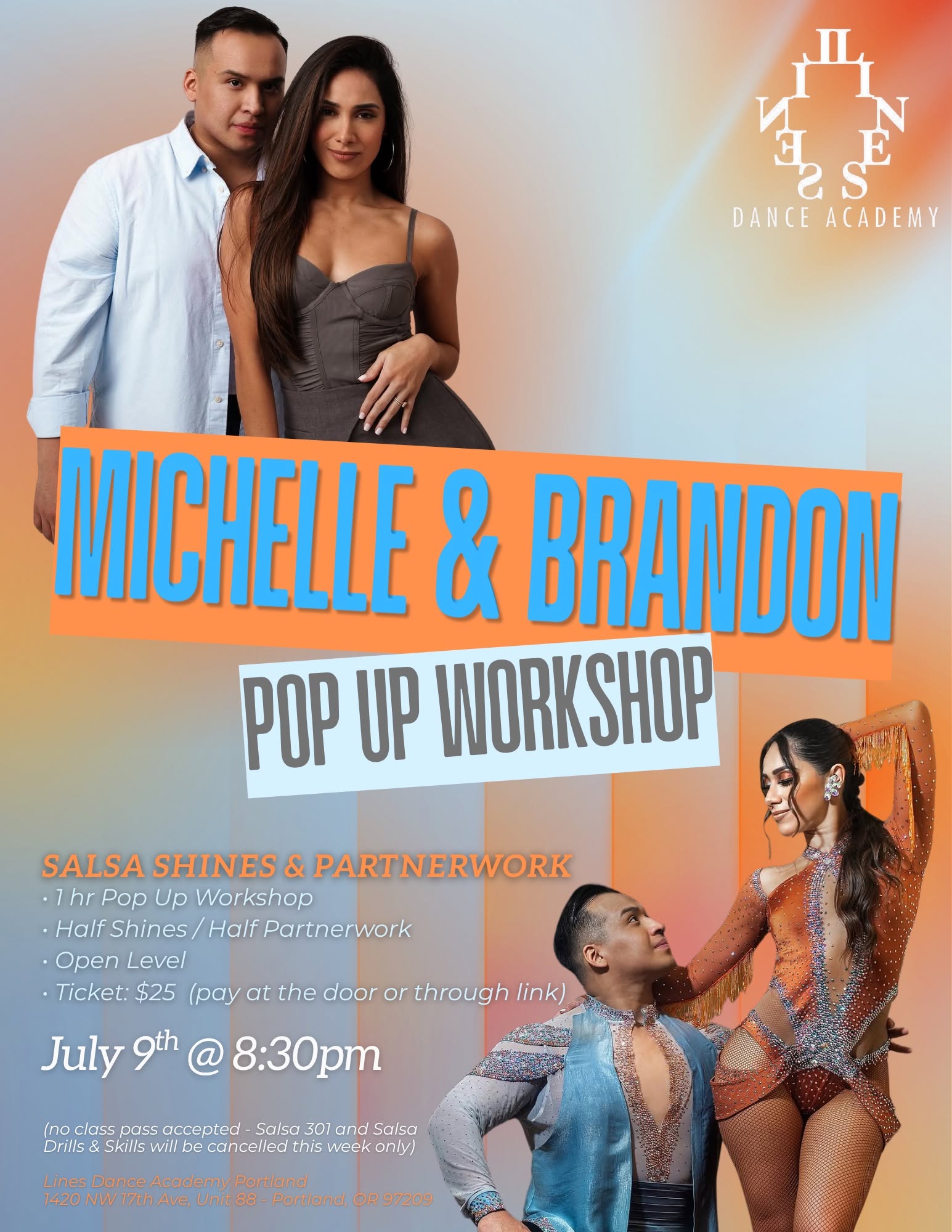 Michelle & Brandon Pop Up Workshop - Jul 9