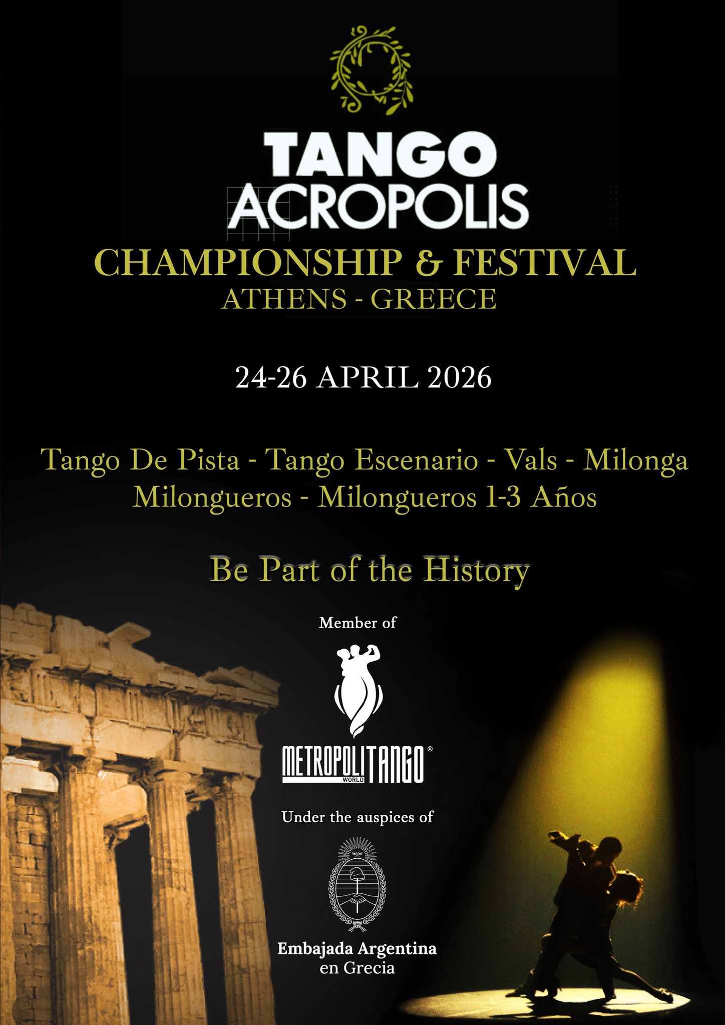 Tango Acropolis Cup 2026 Metropolitango Competition & Festival