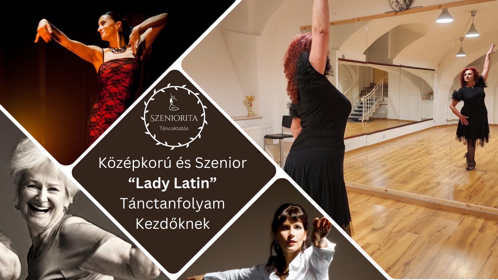 Középkorú és Szenior "Lady Latin" Tánctanfolyam Kezdőknek