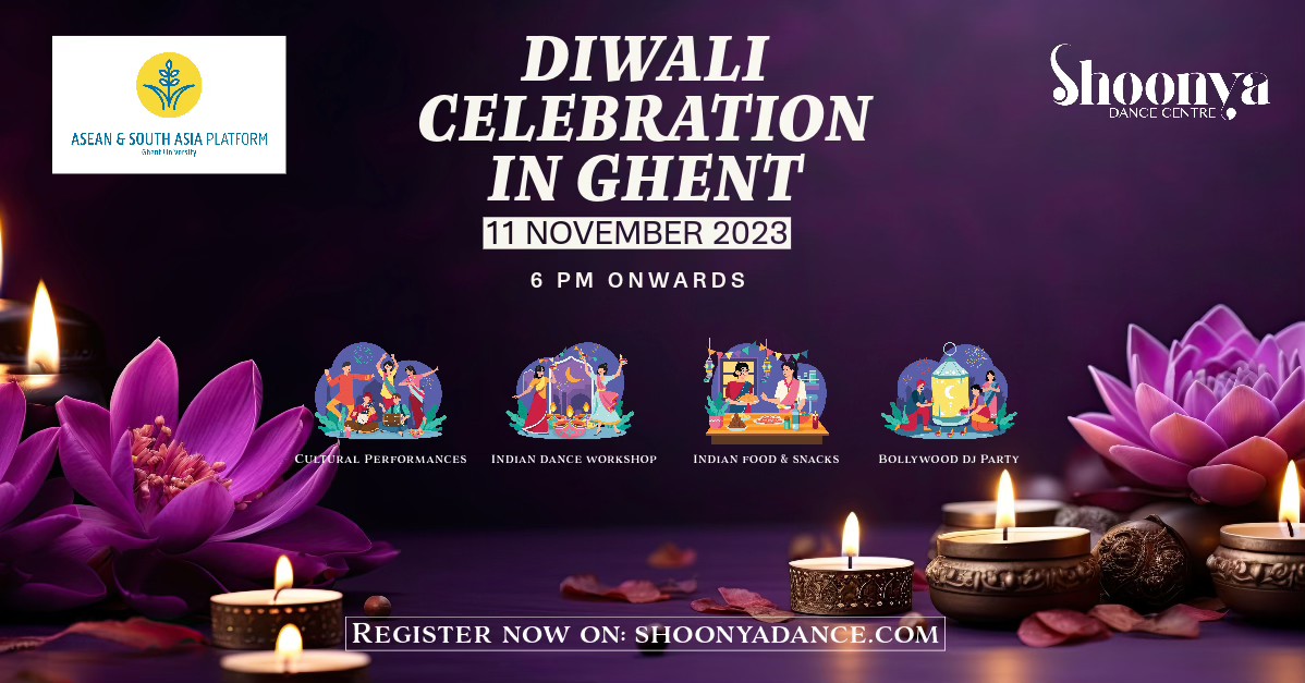 Diwali celebration in Ghent, Belgium 2023