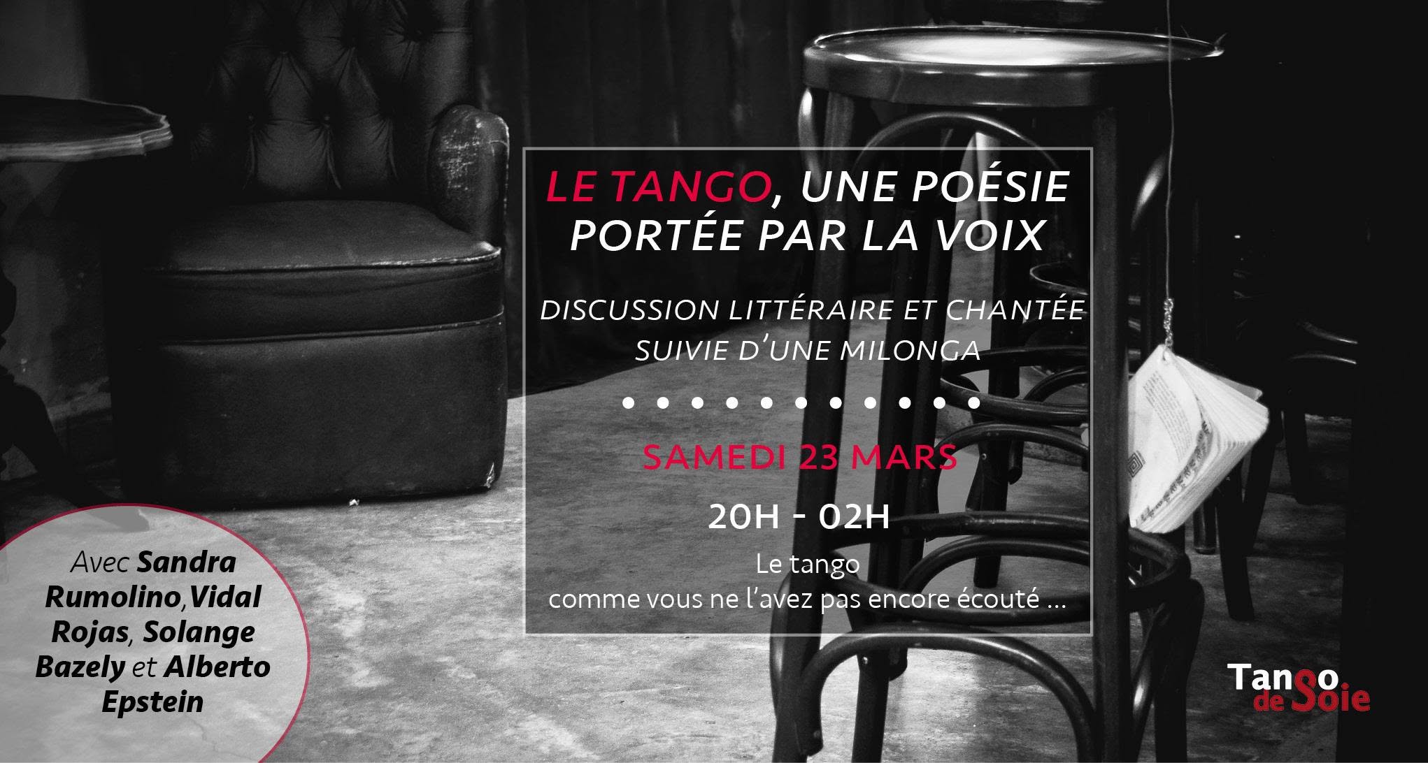 Le tango, une poésie portée par la voix Printemps des Poètes