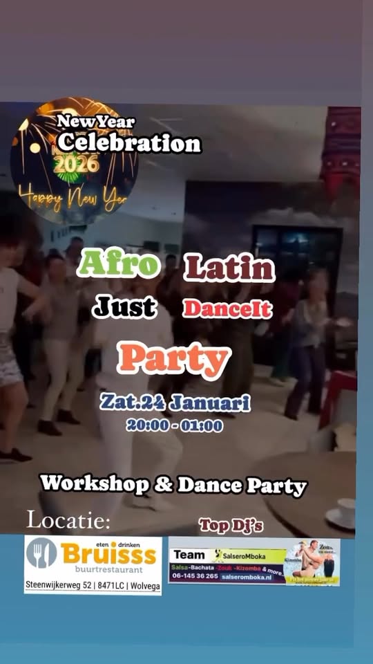 New Yearβs Celebration JustDanceIT Afro-Latin Party