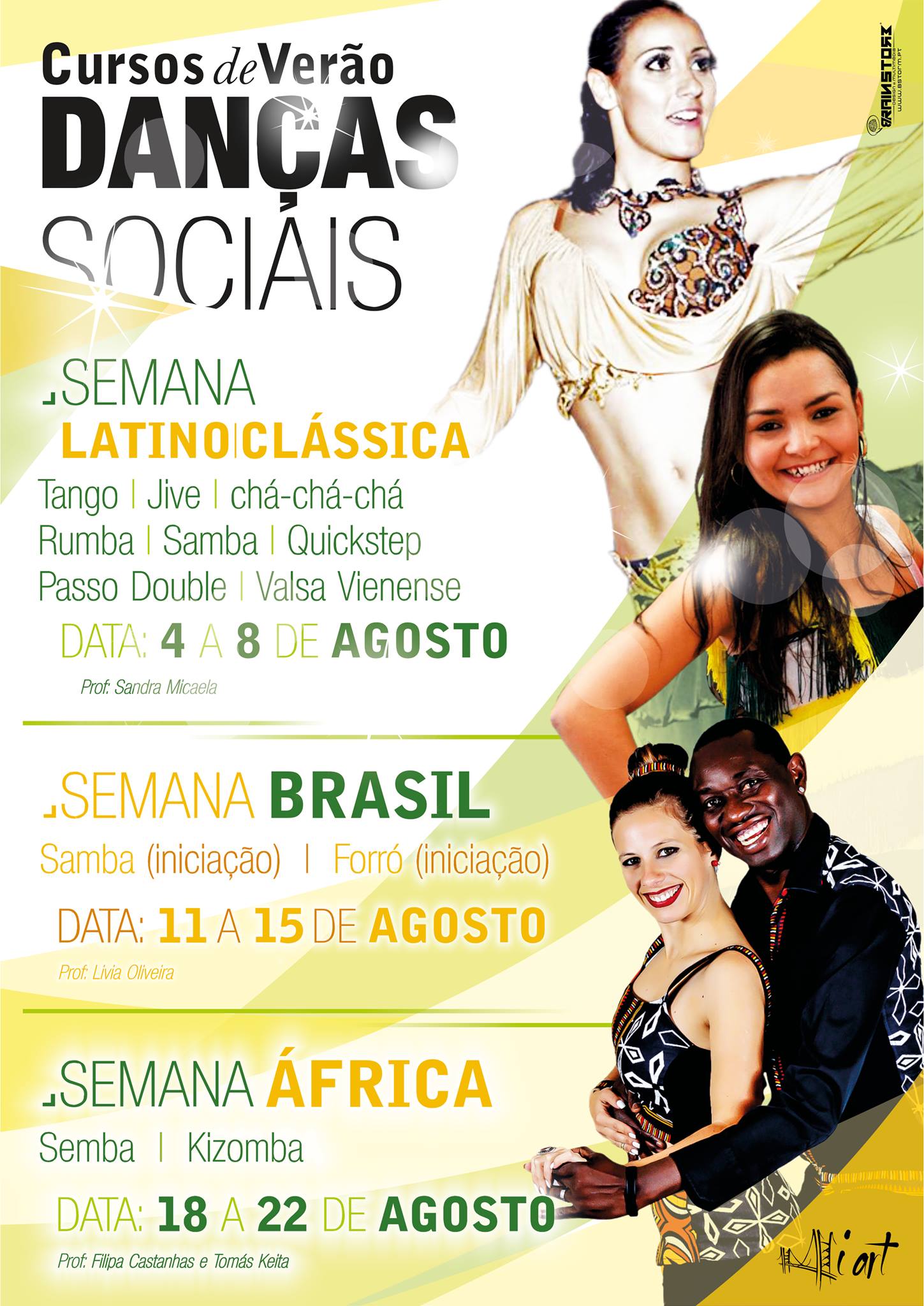 •I ART• ►Cursos de Verão - Danças sociais◄