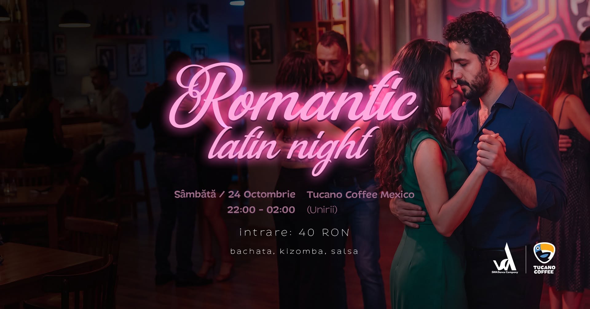 Romantic Latin Night Dance Party 24 octombrie