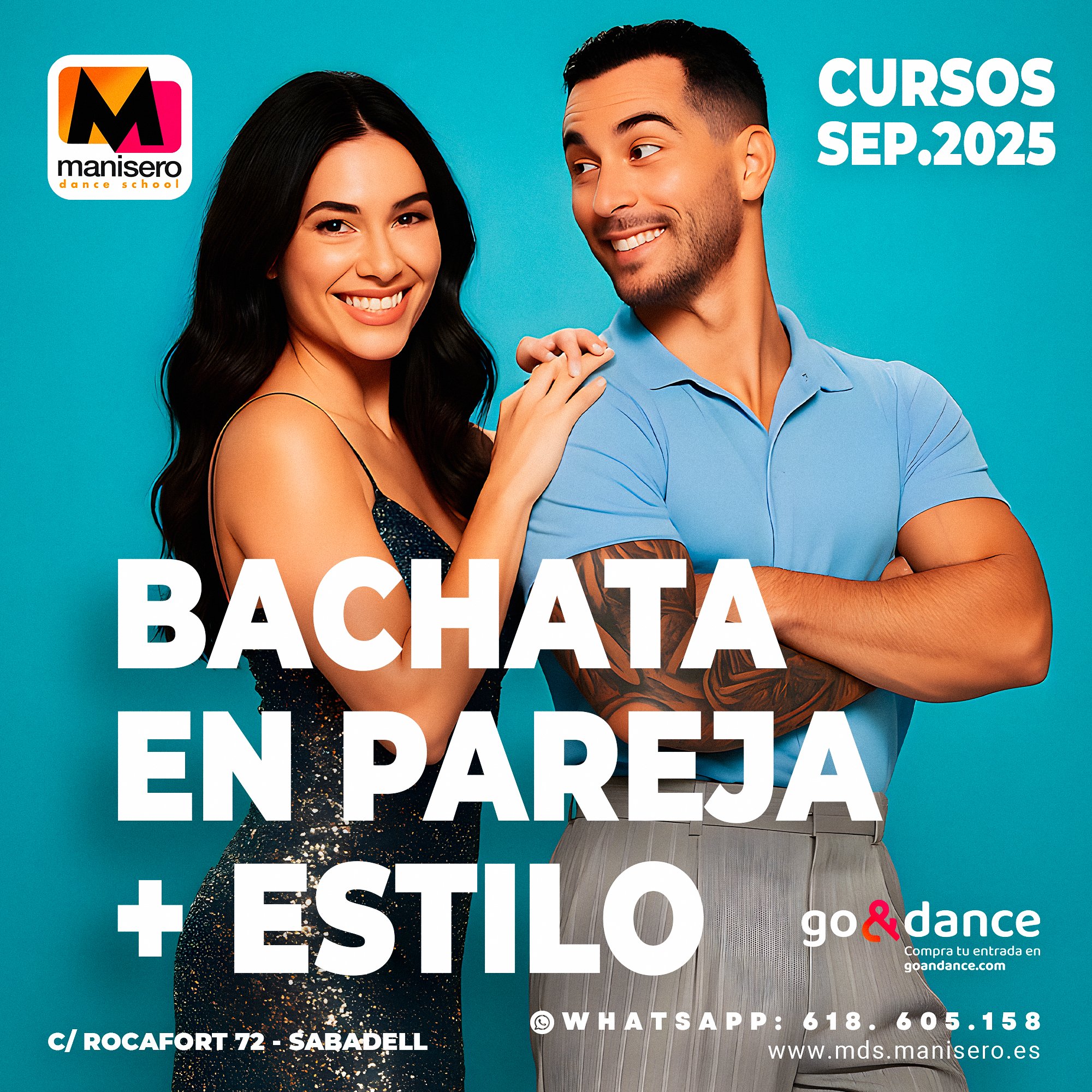 BACHATA EN PAREJA + ESTILO (Sabadell Mataró)