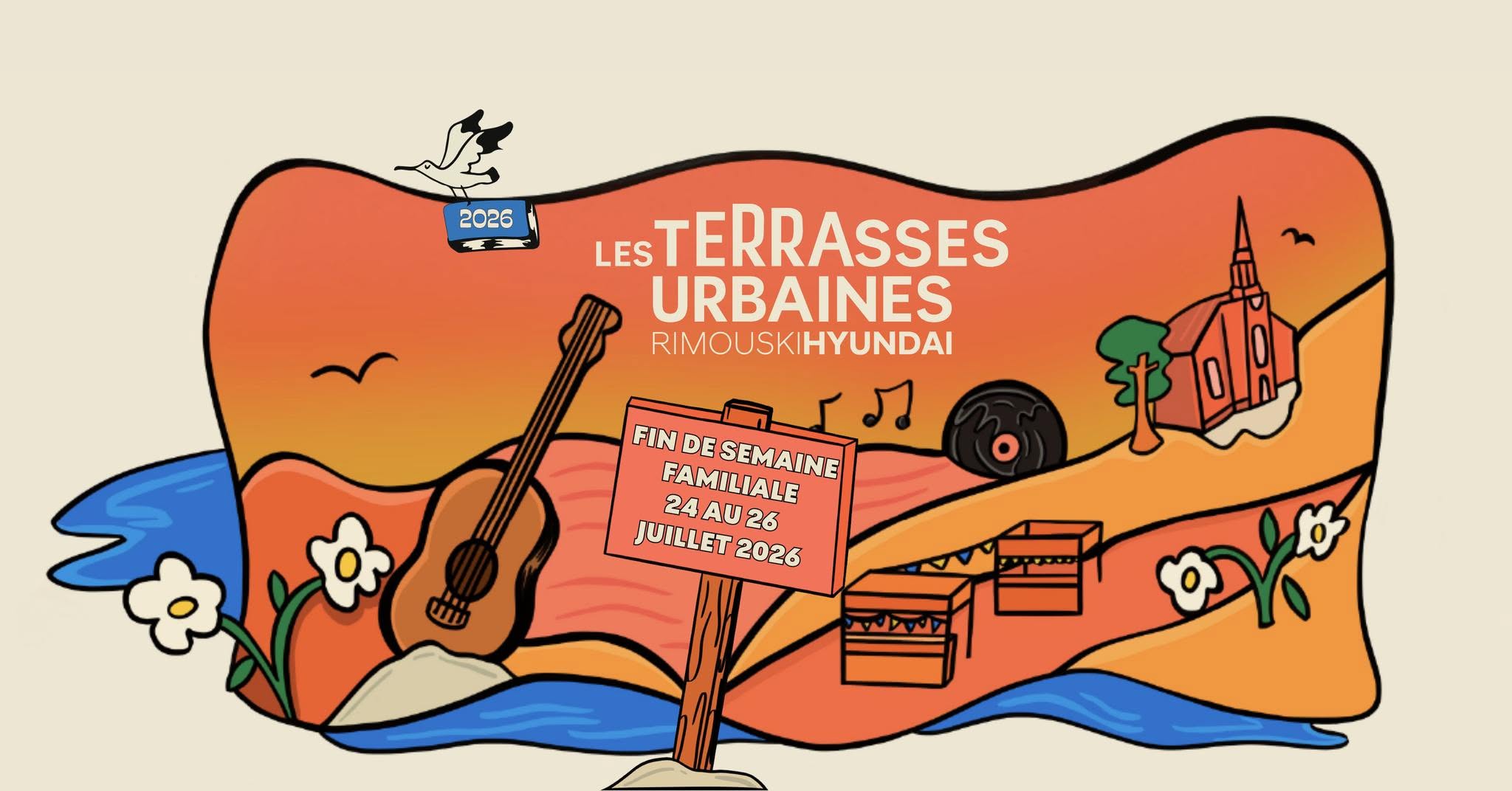 Fin de semaine Familiale aux Terrasses Urbaines Rimouski Hyundai Programmation du 22 au 26 juillet