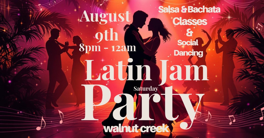 Latin Jam Saturday Dance party I Salsa I Bachata I Class & Social Dancing