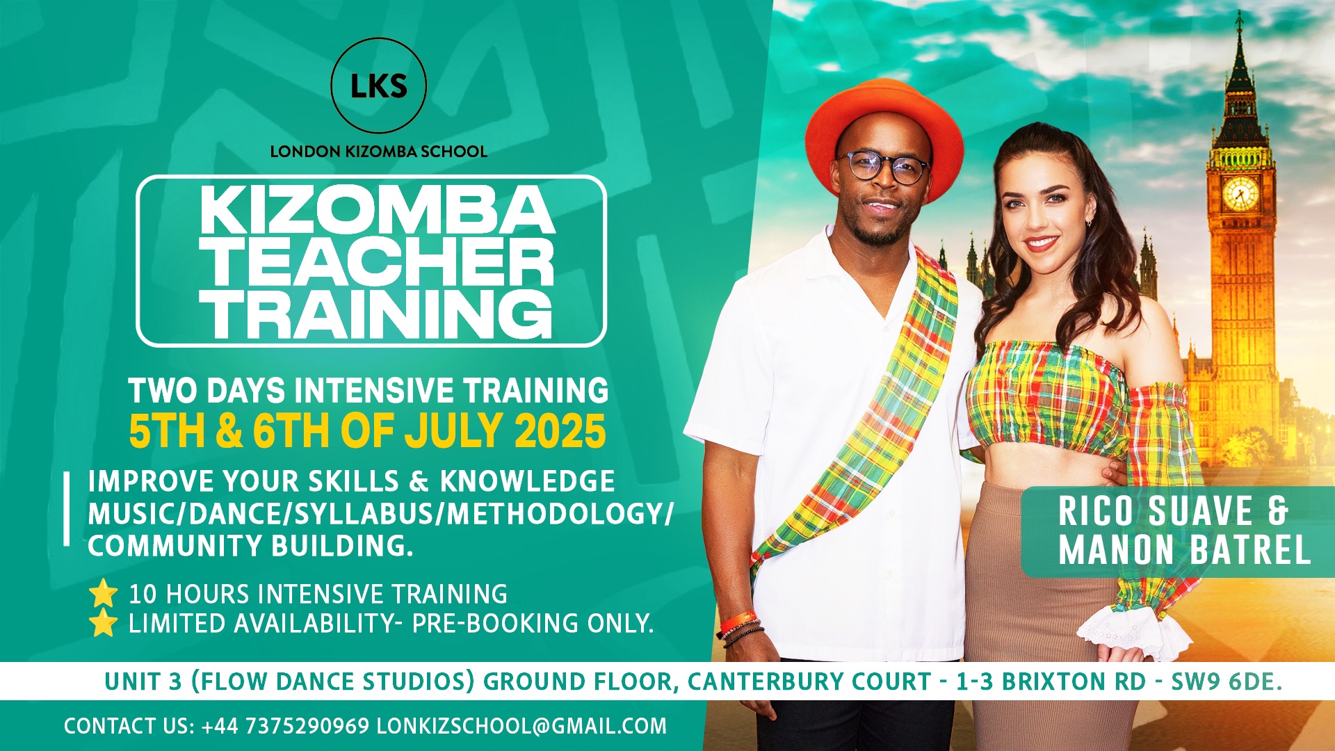 LKS Kizomba Teacher Training by Manon Batrel & Rico Suave