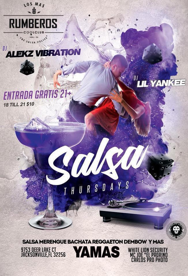 Salsa Thursdays The place t b Yamas