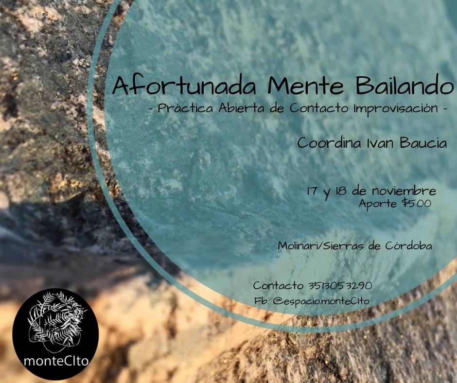 Afortunada Mente Bailando Práctica de Contacto Improvisación