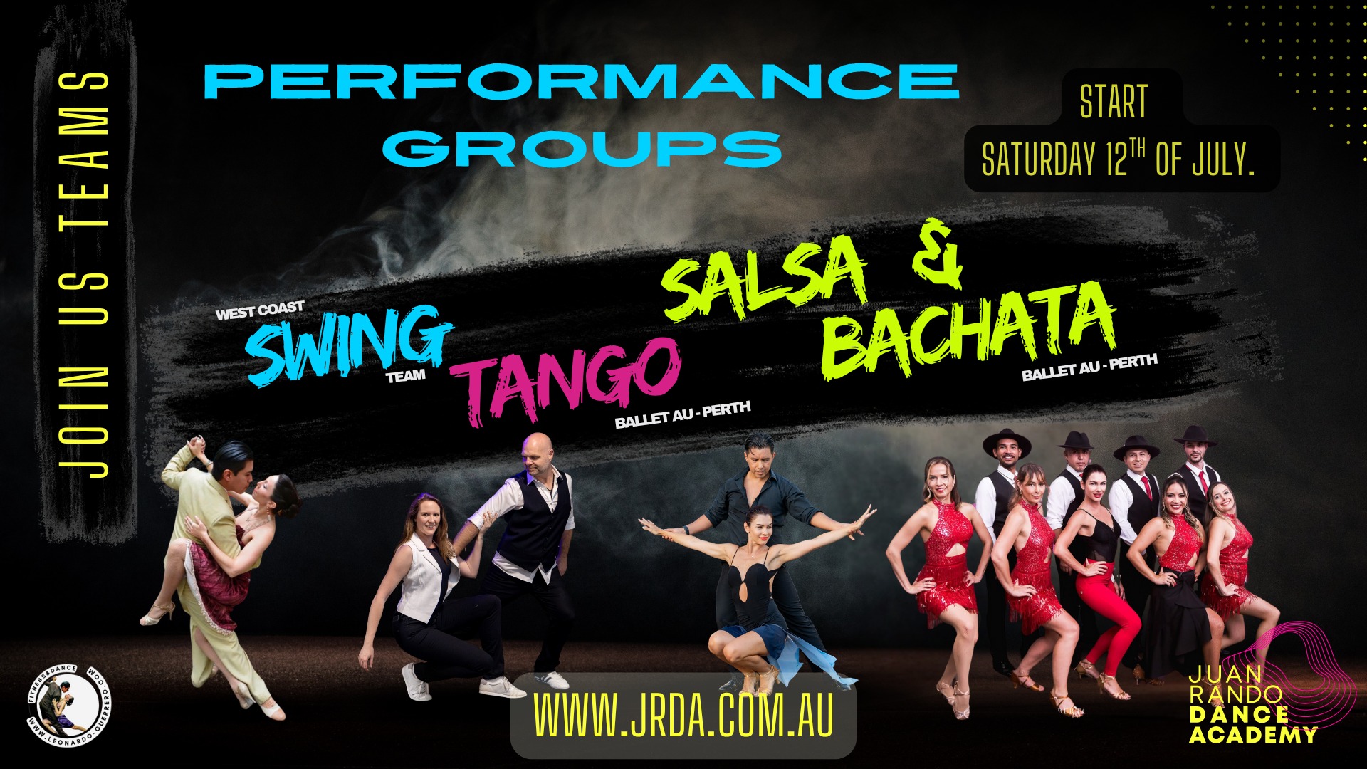Performance Groups- Perth. Tango-Swing-Salsa & Bachata 2025
