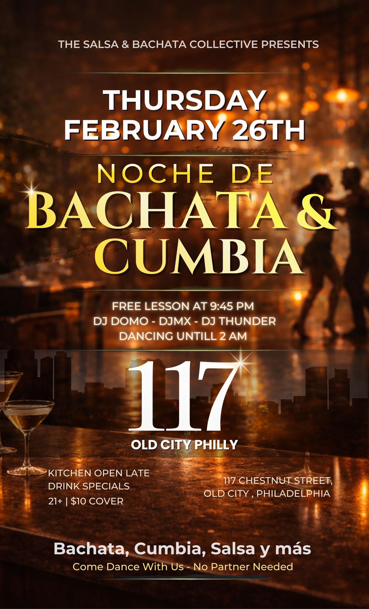 Noche de Bachata y Cumbia at 117