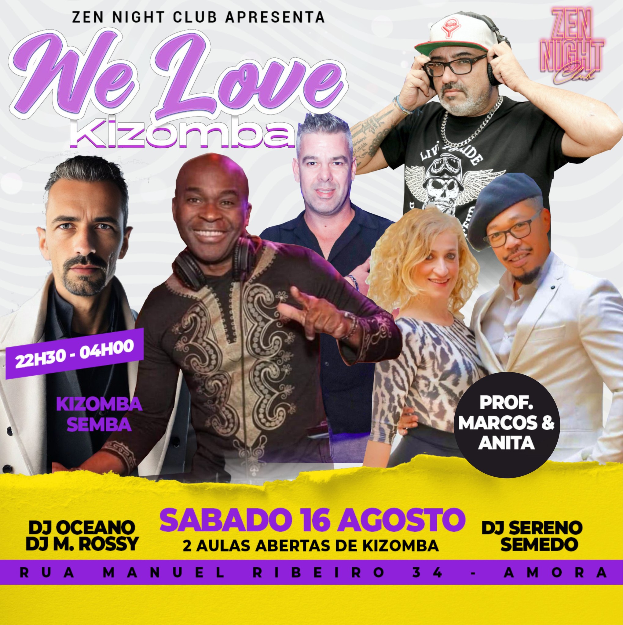 ๐ค WE LOVE KIZOMBA no ZEN ๐ค SรBADO 16 de Agosto
