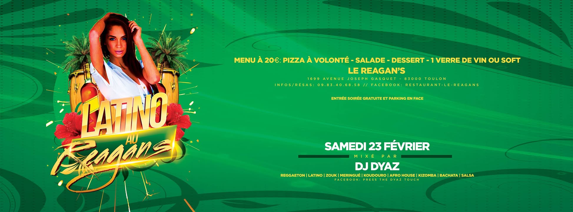 Latino au Reagan's - mix by Dj Dyaz