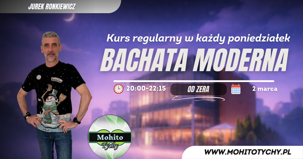 Zajęcia regularne Bachata Moderna z Jurkiem