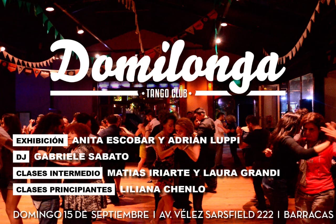 Domilonga Tango Club + Anita Escobar + Adrián Luppi