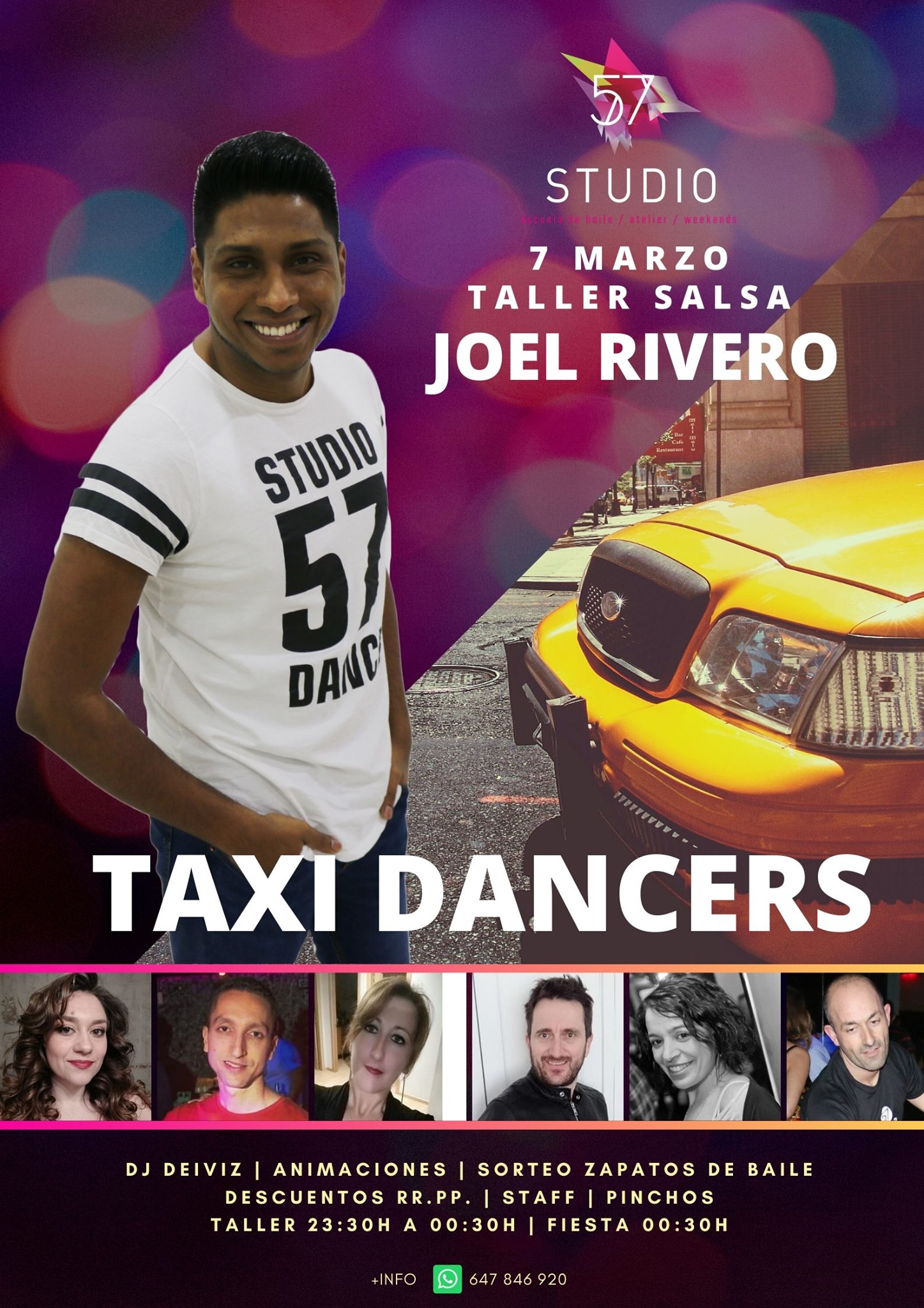 Taller de salsa con Joel Rivero y Taxi Dancers