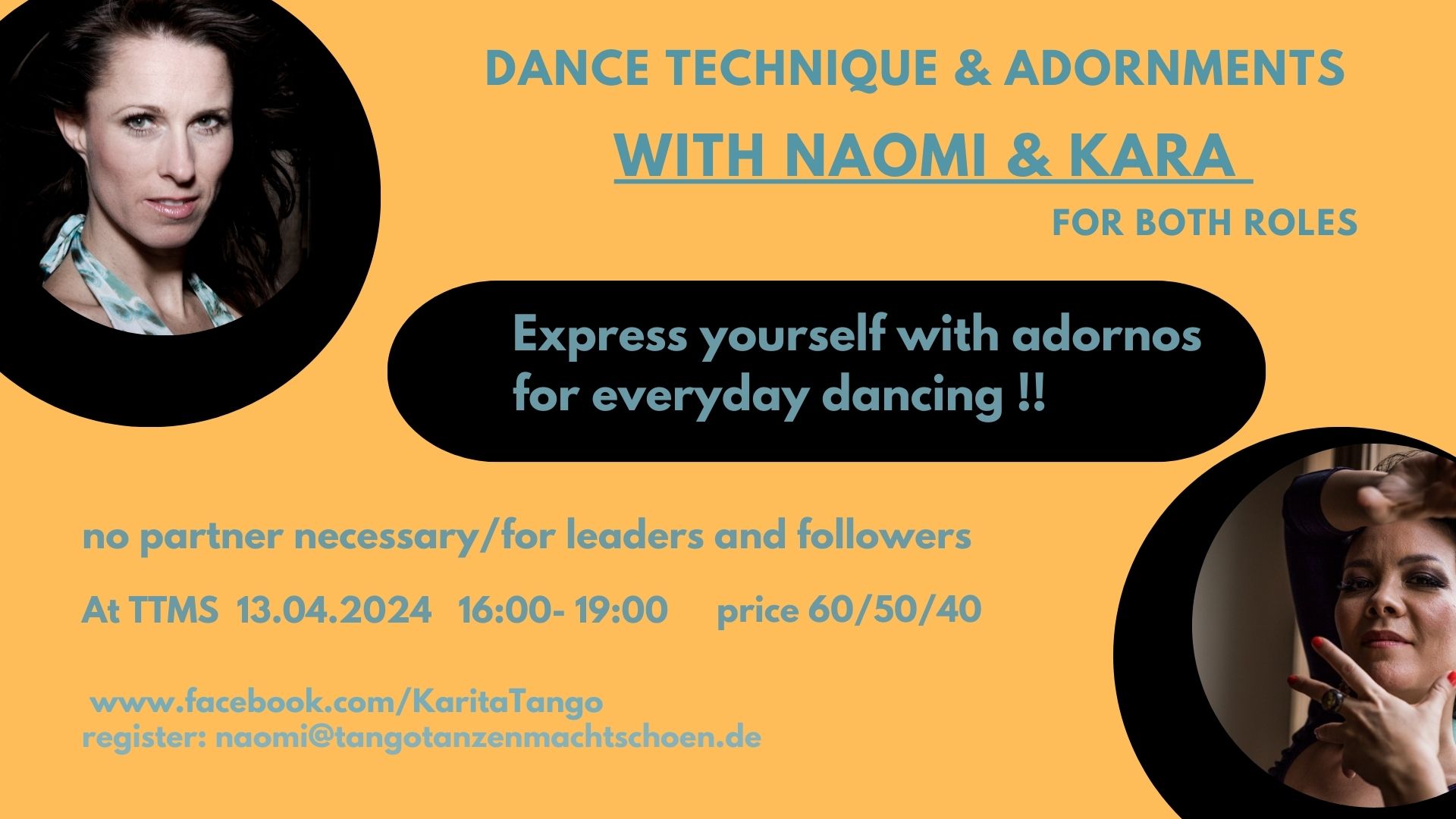 Express yourself with Adornos for everyday dancing 💃