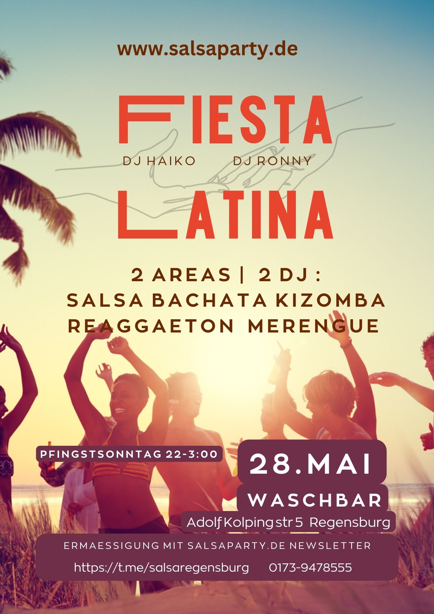 Fiesta Latina auf 2 Areas DJ Haiko & DJ Ronny Party Regensburg