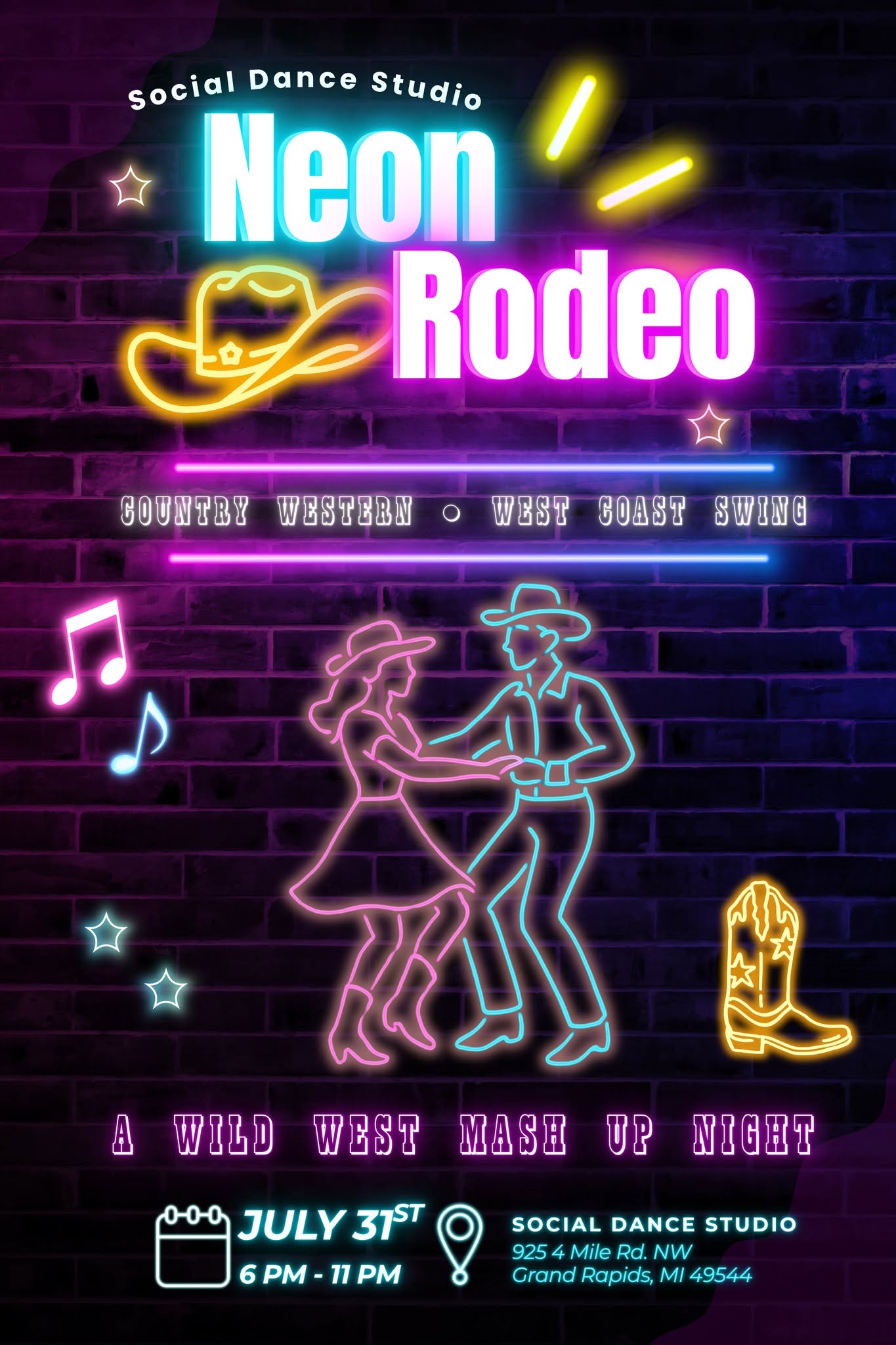 Neon Rodeo: Country Western Meets West Coast Swing