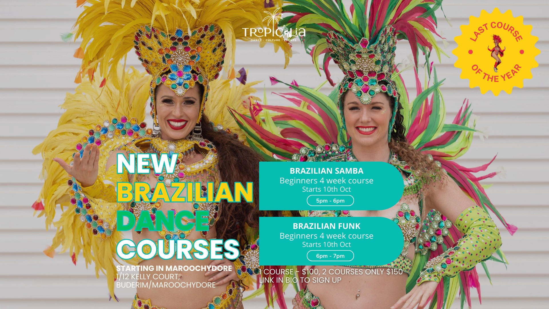 Brazilian Samba and Funk Beginners Courses - Maroochydore