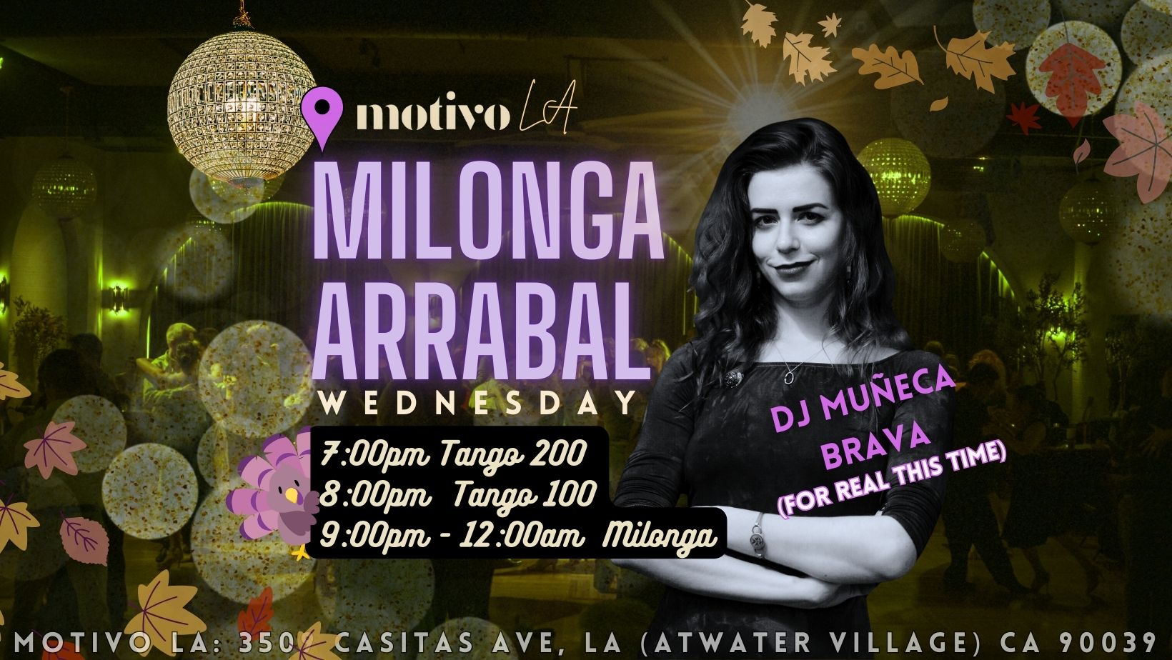Milonga Arrabal - w DJ Muñeca Brava