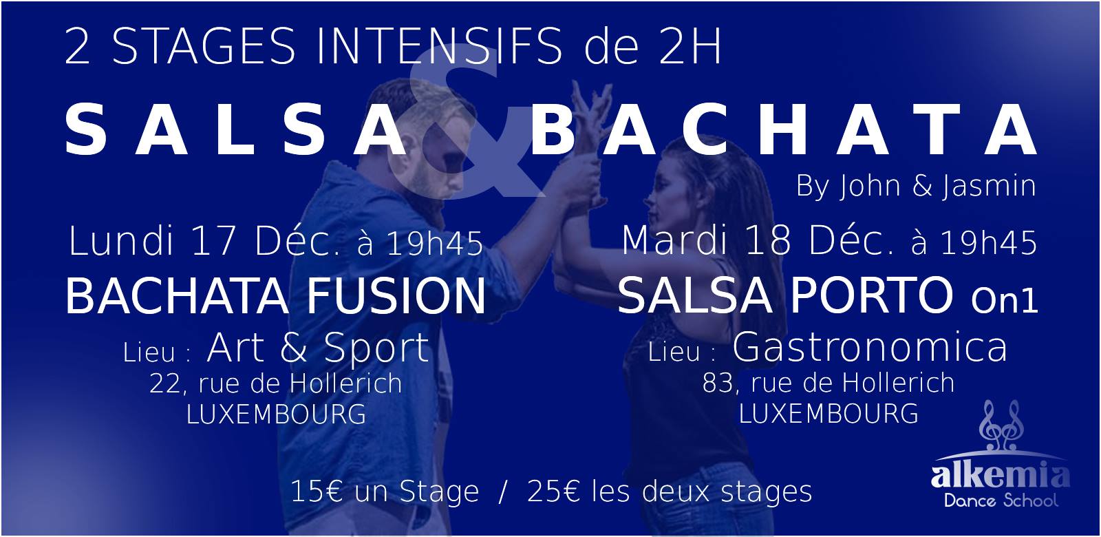 Special Intensive Salsa & Bachata Intermediate with John&Jasmin