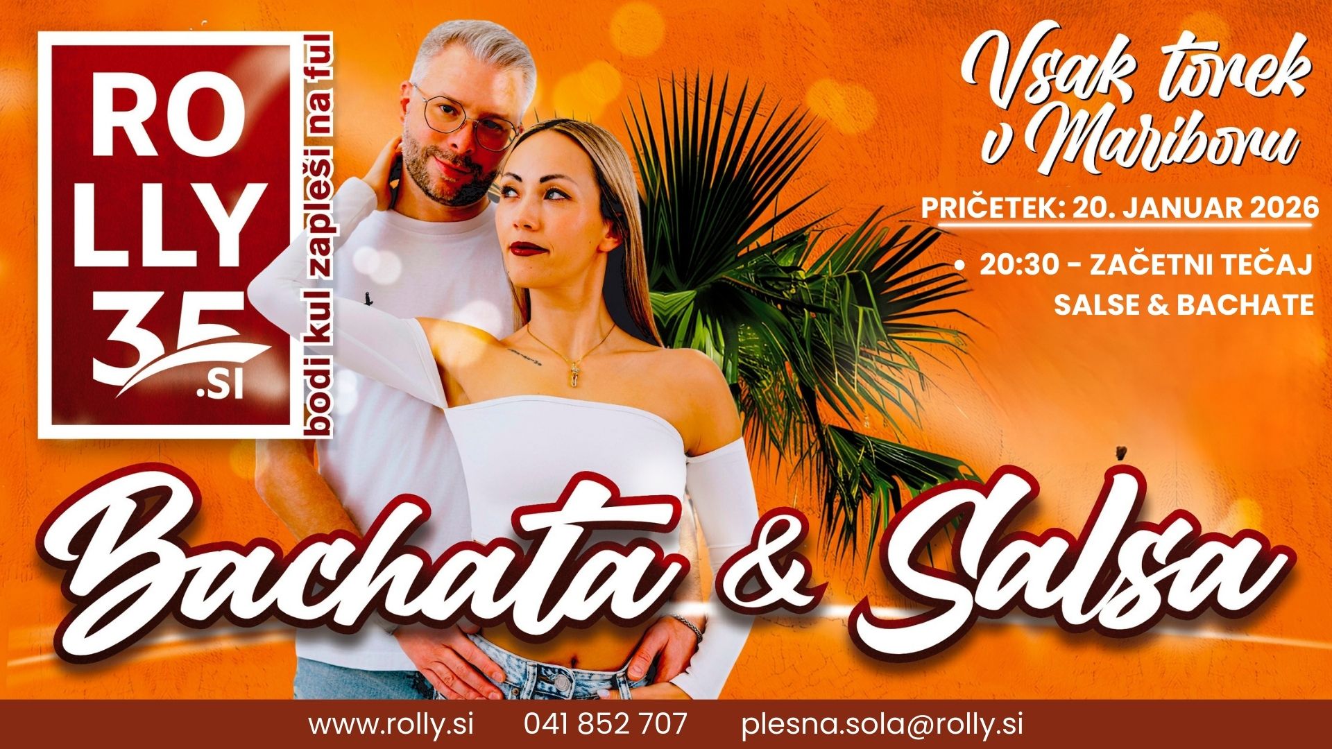 ZAČETNI TEČAJ - Bachata&Salsa - MARIBOR