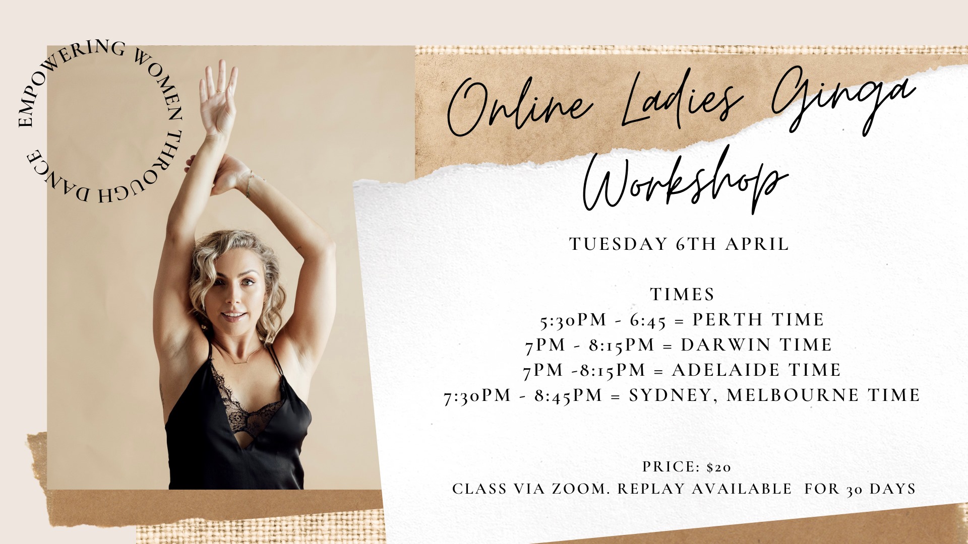 Online Ginga Goddess Workshop