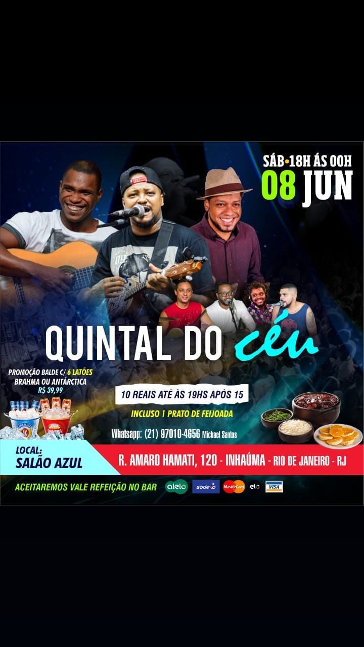 Roda De SAMBA - Quintal Do Céu - 08 06