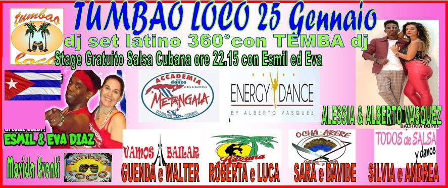 Tumbao Loco 25 Gennaio Super Serata