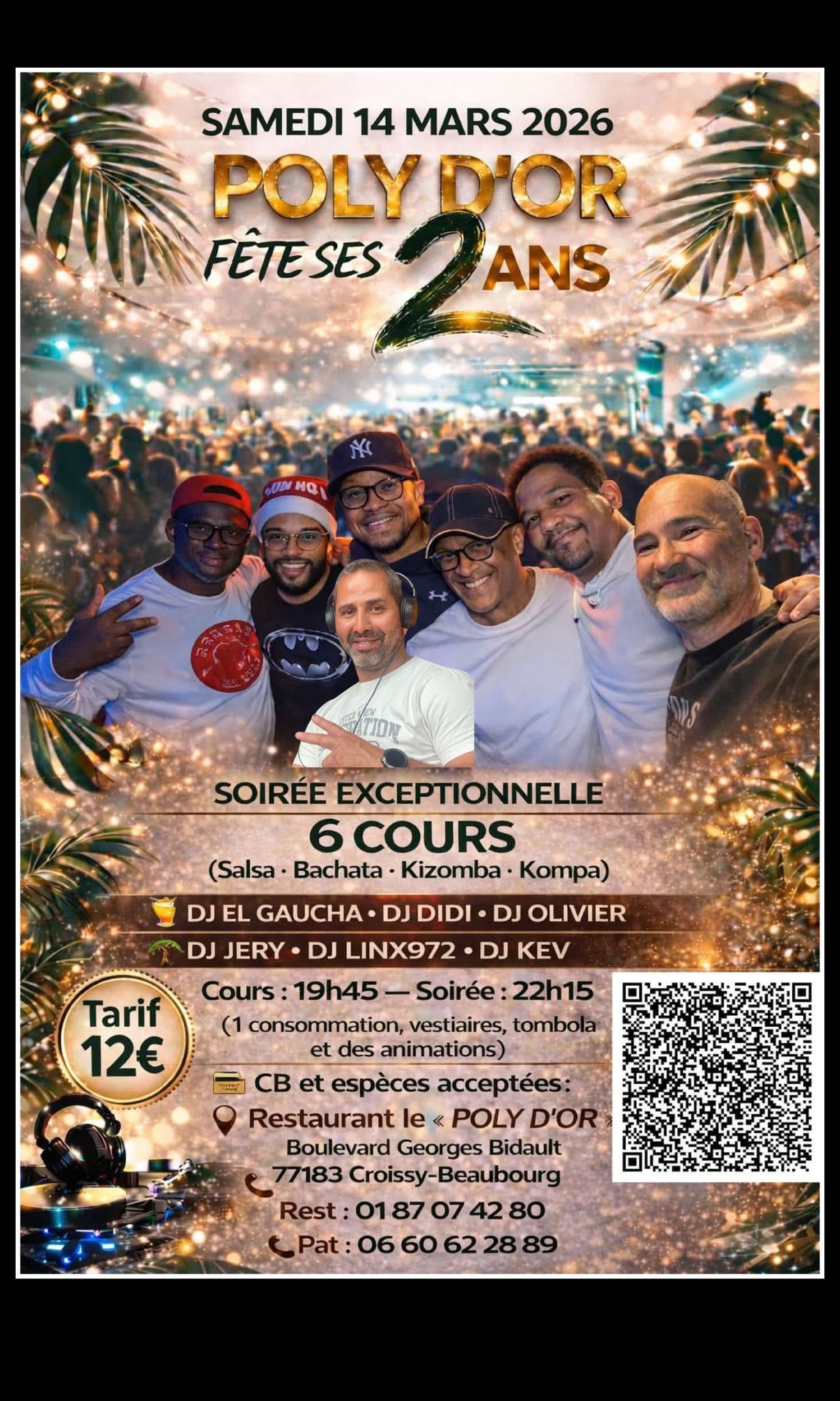 Salsa Friday « POLY D’OR » Soirée exceptionnelle Anniversaire