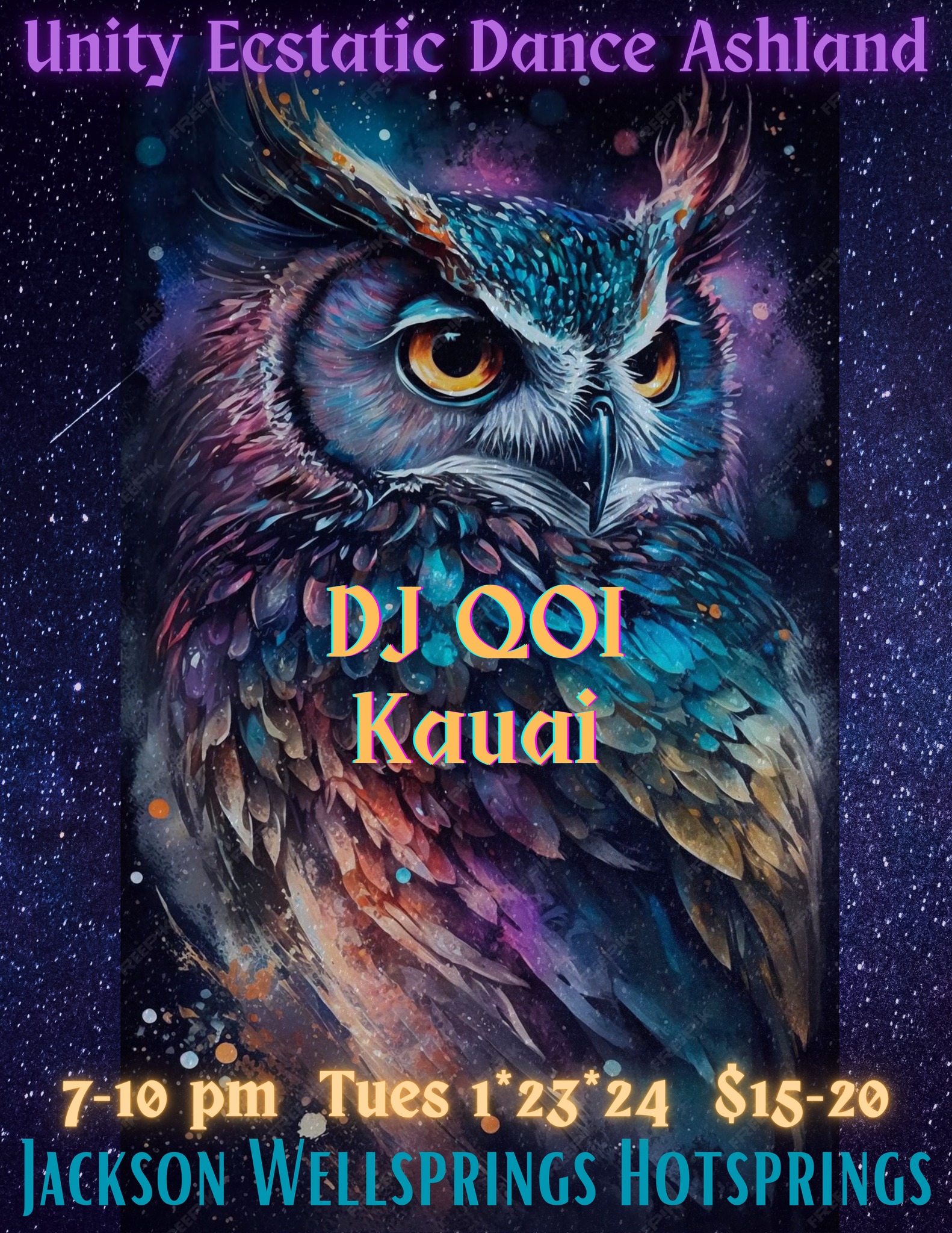 Unity Ecstatic Dance Ashland ~ DJ QOI