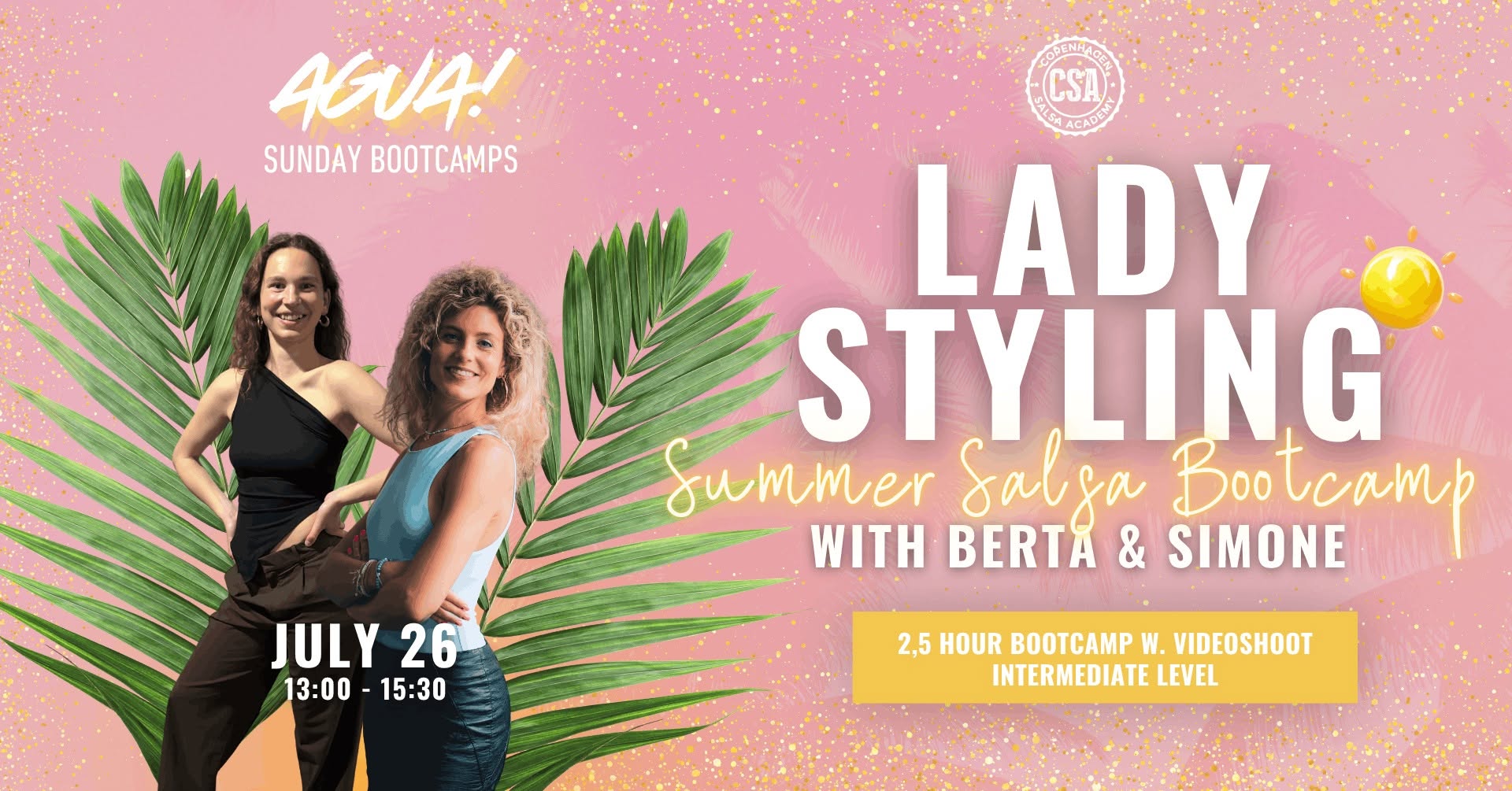 ✦ SALSA LADY STYLING AGUA! SUNDAY Bootcamps ✦