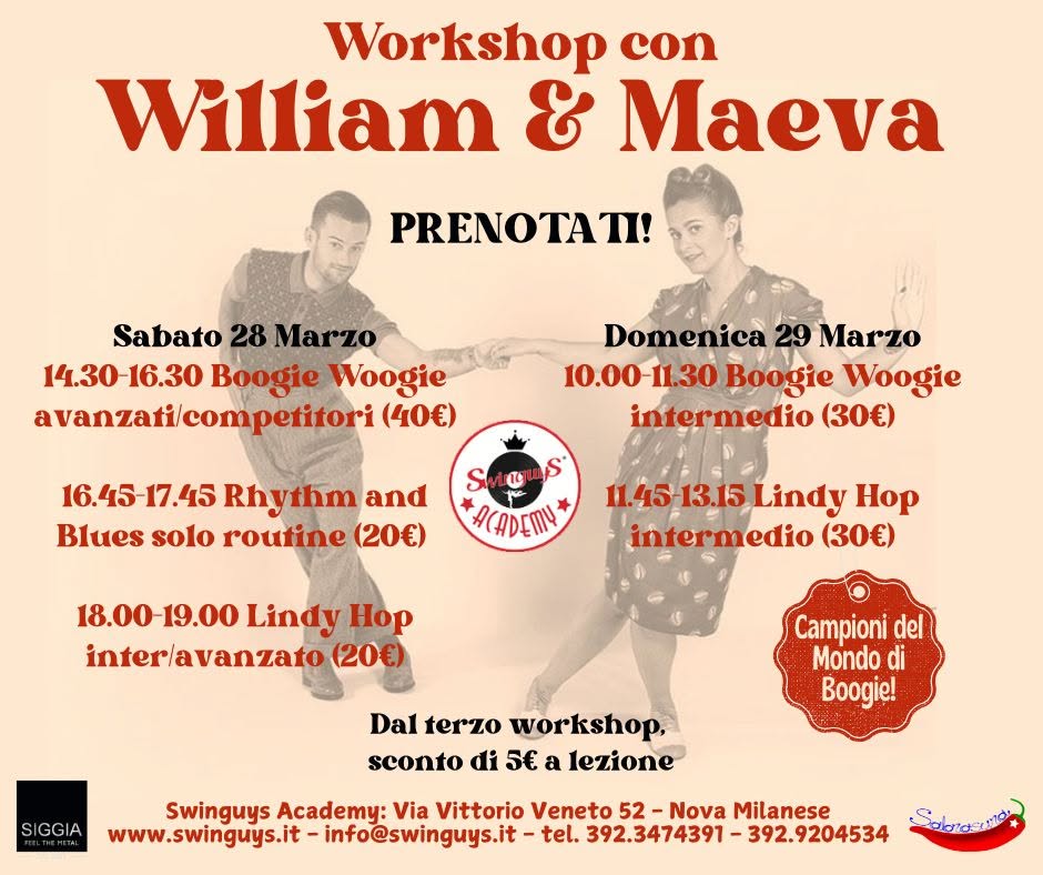 Workshop con William & Maeva