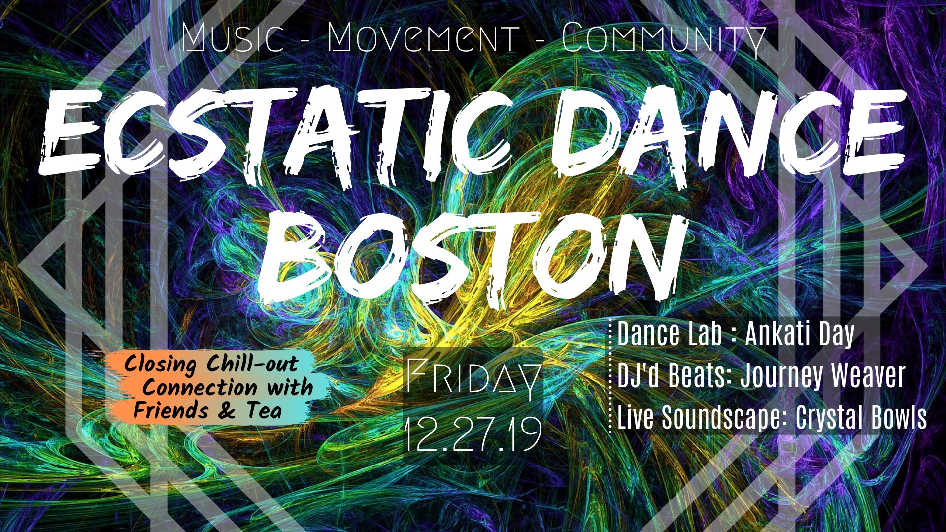 Ecstatic Dance Boston :: Ankati Day & Journey Weaver :: Fri