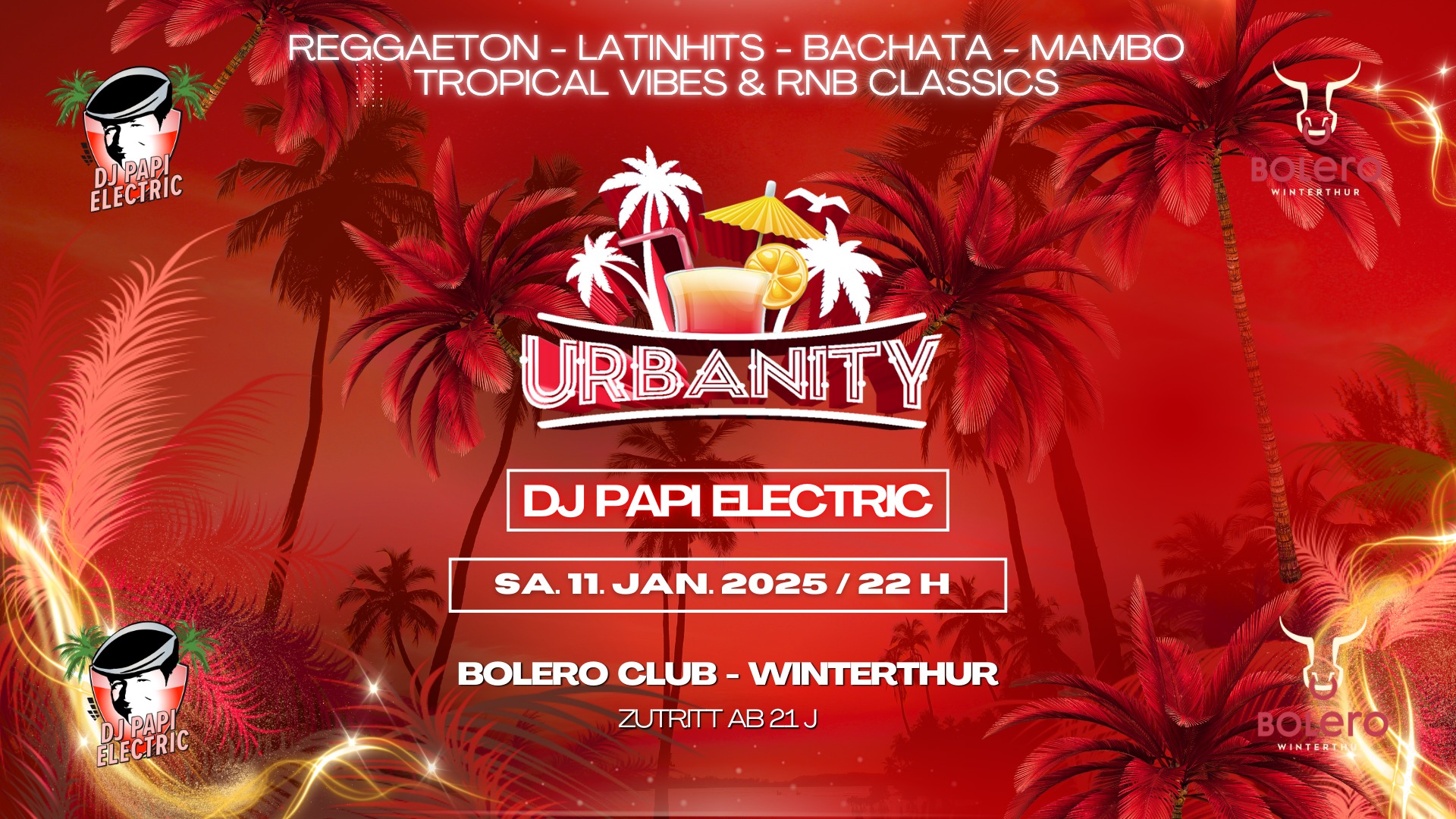 Today's best Reggaeton, Latinmusic & Tropical Vibes by DJ Papi Electric, - Bolero, Winterthur