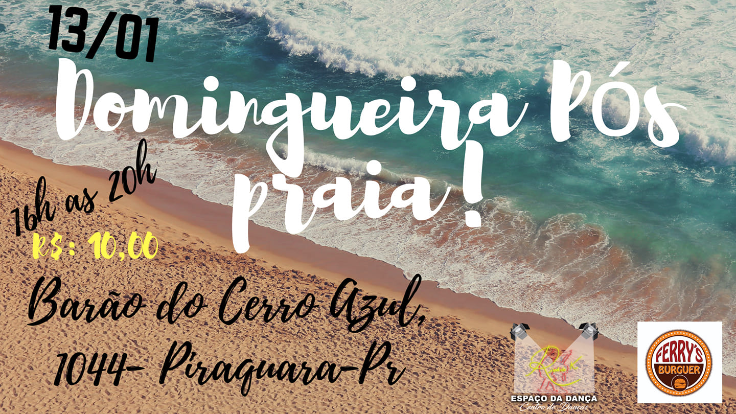 Domingueira Pós Praia!